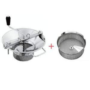 Pack Stainless Steel Vegetable Mill No.5 - Ø 3 mm Grid Tellier