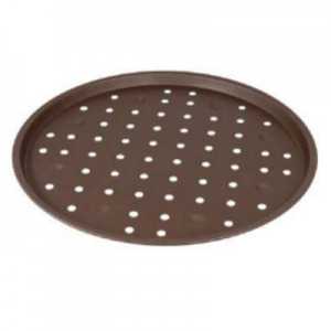 Perforated Pizza Tray with Feet - Ø 330 mm Gobel