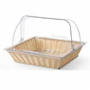 Bread Basket Rectangle - RollTop Lid - Hendi