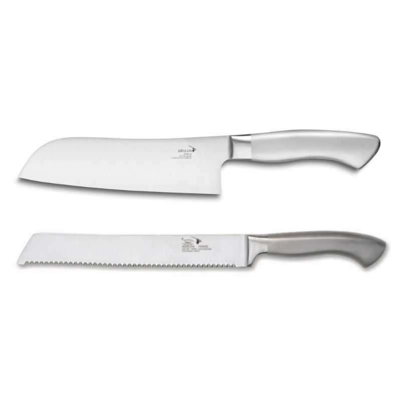 Sada nožov Santoku + chlieb Deglon.