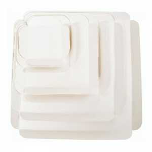 Carrés Rainés en Carton - 17 x 17 cm - Lot de 250 - FourniResto