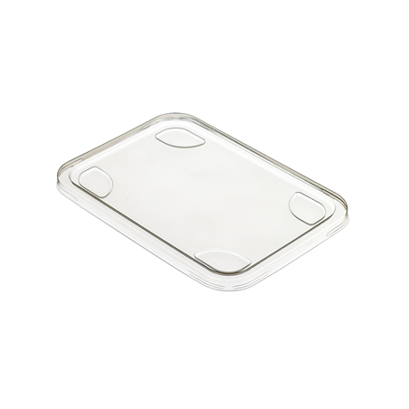 Lid for 2-Compartment PP Tray - 183 x 131 mm - Pack of 50