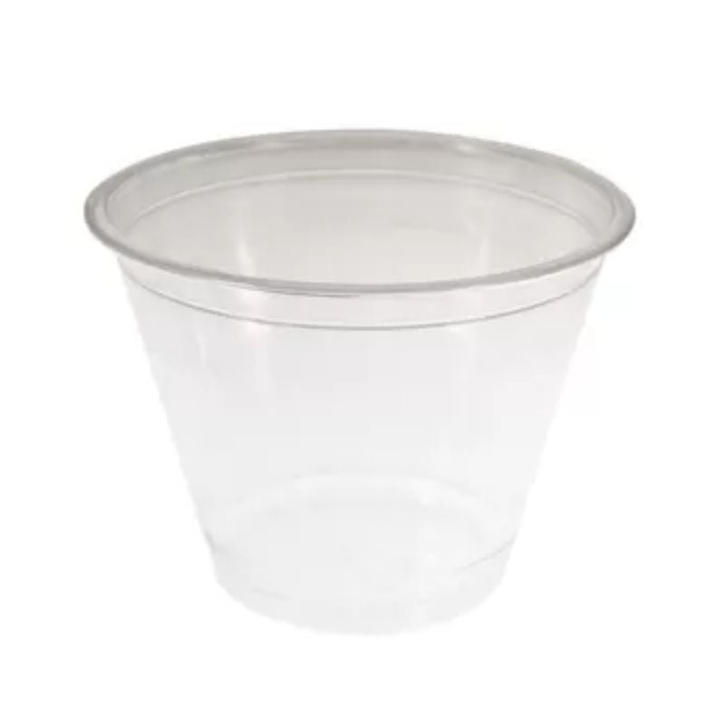 Priehľadný plastový pohár - 270 ml - Sada 50