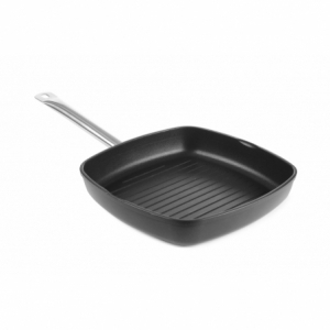 Ribbed Cast Aluminum Grill Pan - 55 x 29 cm - HENDI Brand - Fourniresto