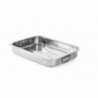 Plat à Four Inox - 43 x 31 x 6 cm - Marque HENDI - Fourniresto