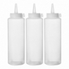 Transparent Dispenser Bottle - 0.2 L - Pack of 3