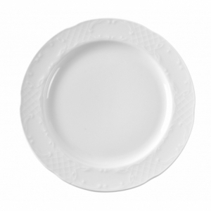 Flat Porcelain Flora Plate - 160 mm Diameter