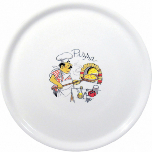 Tanier na pizzu s granitovým vzorom - priemer 330 mm