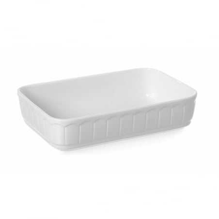 Plat à Four Rectangulaire en Porcelaine - 330 x 225 mm