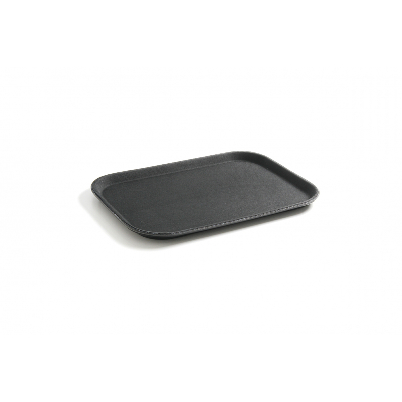 Plateau Rectangulaire en Polypropylène - Noir - 255 x 355 mm