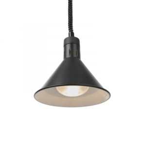 Adjustable Black Conical Heat Lamp - HENDI