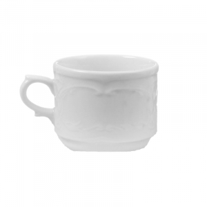 Šálka na kávu z porcelánu Flora - 0,18 L