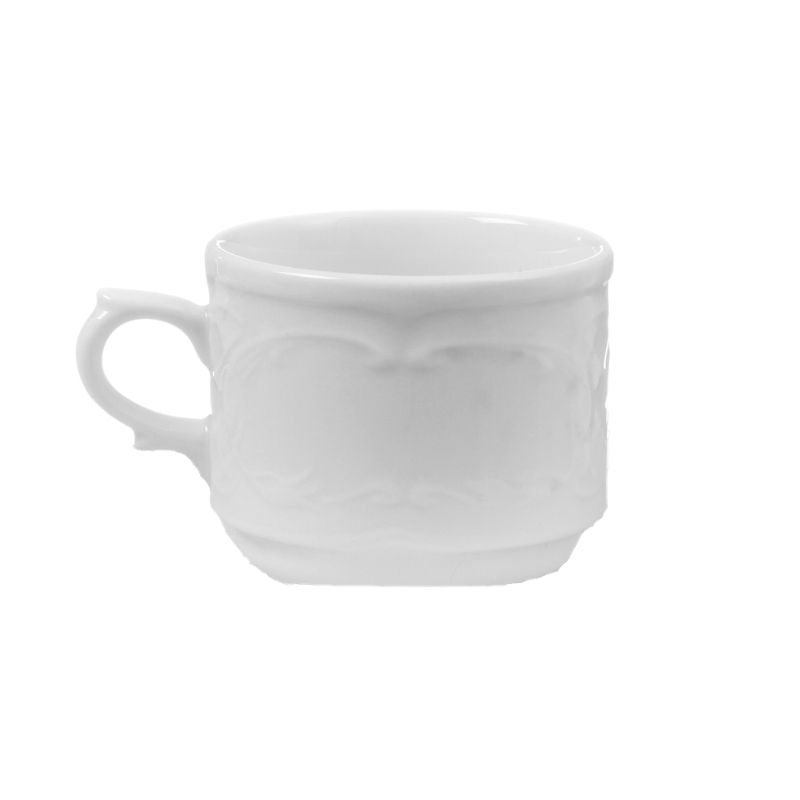 Šálka na kávu z porcelánu Flora - 0,18 L