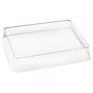 Couvercle en RPET pour Assiette Kanopée 200 x 150 mm - Lot de 100