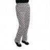 Easyfit Kitchen Pants in White and Black Checkered - Size M - Whites Chefs Clothing - Fourniresto