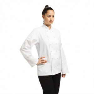 Biela unisex kuchynská bunda s dlhými rukávmi Vegas - Veľkosť L - Whites Chefs Clothing - Fourniresto