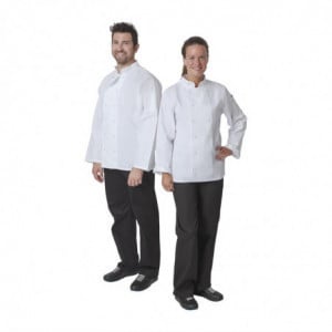 Biela zástera s dlhými rukávmi Vegas - Veľkosť M - Whites Chefs Clothing - Fourniresto