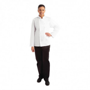 Veste De Cuisine Mixte Blanche À Manches Longues Vegas - Taille S - Whites Chefs Clothing - Fourniresto