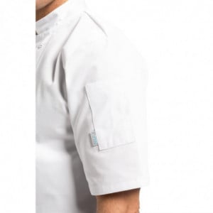 Biela unisex kuchynská bunda s krátkymi rukávmi Vegas - Veľkosť Xs - Whites Chefs Clothing - Fourniresto