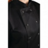 Black Unisex Short Sleeve Vegas Kitchen Jacket - Size XXL - Whites Chefs Clothing - Fourniresto