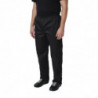 Pantalon De Cuisine Mixte Noir Vegas - Taille Xs - Whites Chefs Clothing - Fourniresto