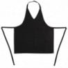 Black Tuxedo Bib Apron in Polycotton 698 x 838 mm - Chef Works - Fourniresto