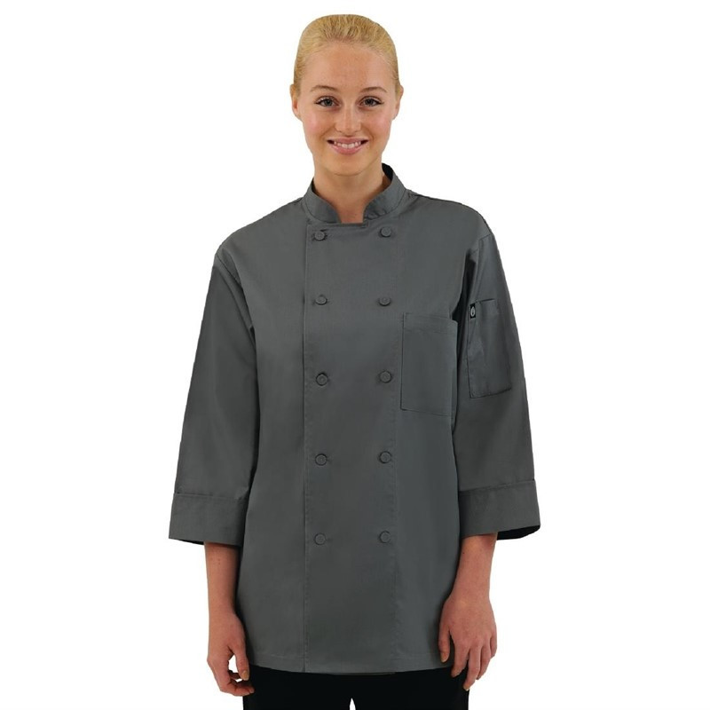 Kuchynský odev šedý unisex - veľkosť XXL - Chef Works - Fourniresto