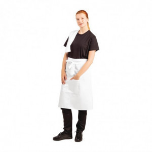 Tablier De Serveur Standard Blanc 1000 X 700 Mm - Whites Chefs Clothing - Fourniresto