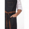 Bib Apron Blue Urban Memphis 890 x 1005 mm - Chef Works - Fourniresto