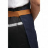 Tablier de Serveur Denim Bleu avec Ceinture en Coton 1000 x 700 mm - Whites Chefs Clothing - Fourniresto