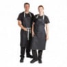 Tablier Bavette Denim Noir Southside en Polycoton 700 x 1000 mm - Whites Chefs Clothing - Fourniresto