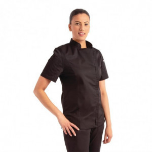 Black Zippered Kitchen Jacket for Women Springfield - Size S - Chef Works - Fourniresto