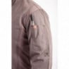 Unisex Graphite Gray Hartford Zipper Chef Jacket - Size XS - Chef Works - Fourniresto