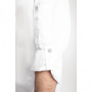 Veste de Cuisine Mixte à Fermeture Eclair Blanche Hartford - Taille XL - Chef Works - Fourniresto