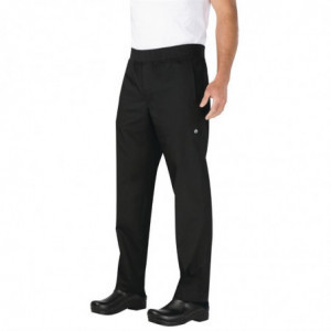 Pantalon Slim Noir pour Homme - Taille S - Chef Works - Fourniresto