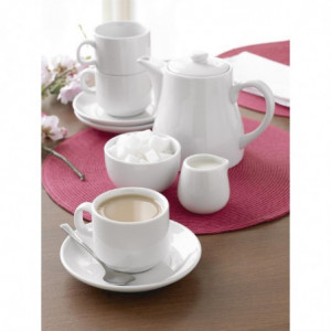 Whiteware Sugar Bowl 200 Ml - Set of 12 - Olympia - Fourniresto