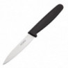 Black Straight Blade 7.5 cm Office Knife - Hygiplas - Fourniresto