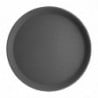 Round Black Non-Slip Tray Ø 280 mm - Olympia KRISTALLON - Fourniresto