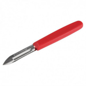 Nylon Handle Red Double-Sided Blade Peeler - Victorinox - Fourniresto