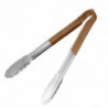 Pince De Service Marron En Inox 300 Mm - Vogue - Fourniresto