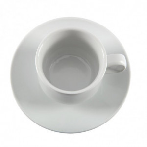 Tasse Empilable Blanche Whiteware 200 Ml Ø 80 Mm - Lot De 12 - Olympia - Fourniresto
