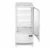White Positive Refrigerated Display Case 2 Curved Doors 86 L - Polar