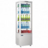 Vitrine Réfrigérée Positive Blanche Porte Incurvée 235 L - Polar