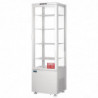 Vitrine Réfrigérée Positive Blanche Porte Incurvée 235 L - Polar