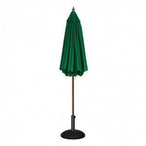 Parasol Vert Rond Ø 2,5 M - Bolero - Fourniresto