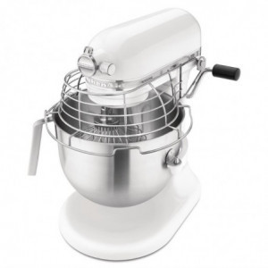 Professional White Mixer 6.9 L - KitchenAid - Fourniresto