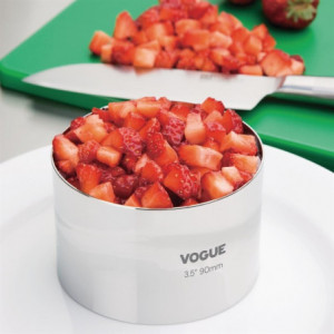 Kruhový plechový formát na mousse Ø 90 mm V 60 mm - Vogue - Fourniresto