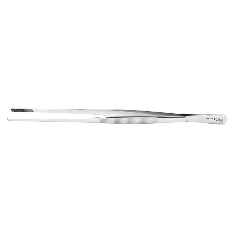 Pince en Inox à Embouts Arrondis 300 mm - FourniResto - Fourniresto