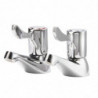 Lever Basin Taps 80mm - Set of 2 - Vogue - Fourniresto