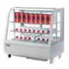 Vitrine Réfrigérée de Comptoir Blanche - 2 Etagères - 100 L - Polar